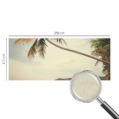 Samolepilna fototapeta za dnevno sobo Tropska pokrajina