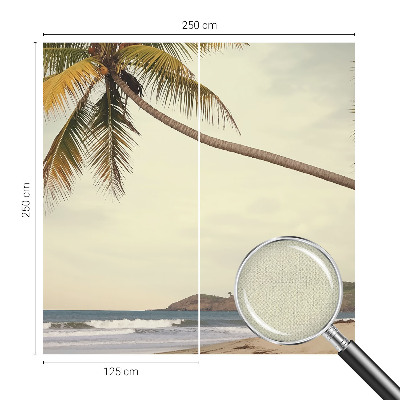 Samolepilna fototapeta za dnevno sobo Tropska pokrajina