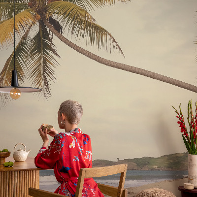 Samolepilna fototapeta za dnevno sobo Tropska pokrajina