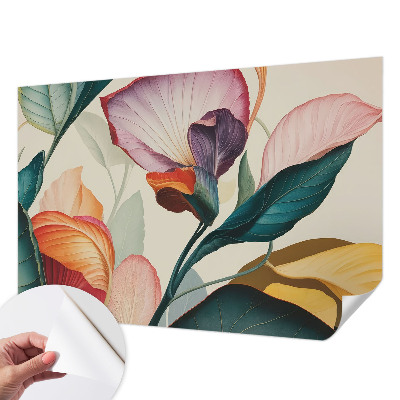 Otroška fototapeta Barvite rože