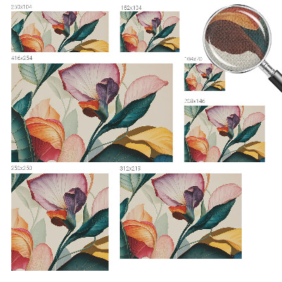 Otroška fototapeta Barvite rože