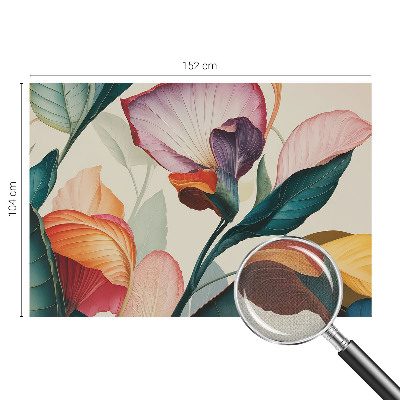 Otroška fototapeta Barvite rože