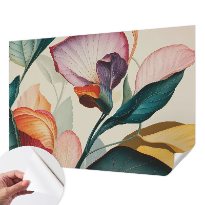 Otroška fototapeta Barvite rože