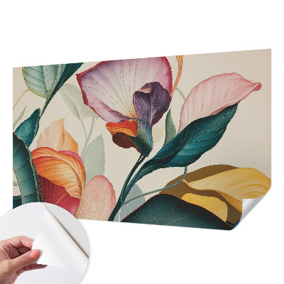 Otroška fototapeta Barvite rože