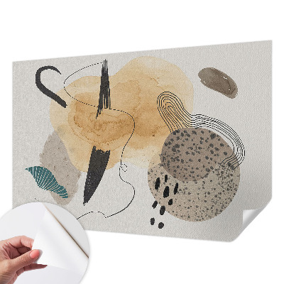 Samolepilna fototapeta za dnevno sobo Abstraktna kompozicija