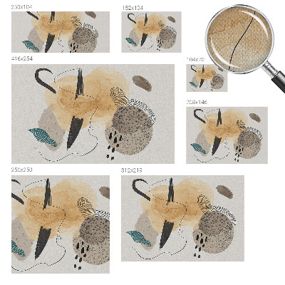 Samolepilna fototapeta za dnevno sobo Abstraktna kompozicija