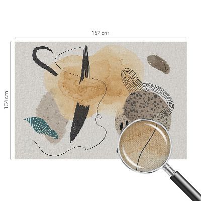 Samolepilna fototapeta za dnevno sobo Abstraktna kompozicija