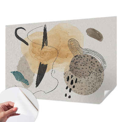 Samolepilna fototapeta za dnevno sobo Abstraktna kompozicija