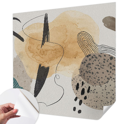 Samolepilna fototapeta za dnevno sobo Abstraktna kompozicija