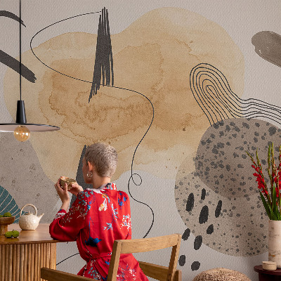 Samolepilna fototapeta za dnevno sobo Abstraktna kompozicija