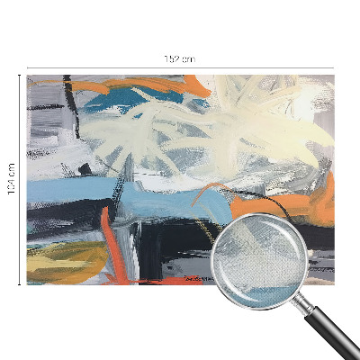 Samolepilna fototapeta za spalnico Barvita abstrakcija