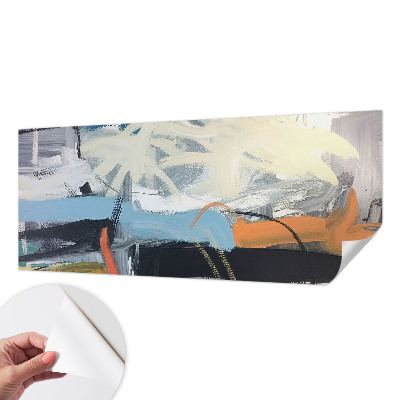 Samolepilna fototapeta za spalnico Barvita abstrakcija