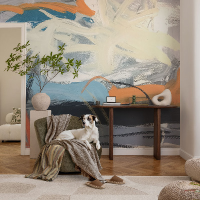 Samolepilna fototapeta za spalnico Barvita abstrakcija