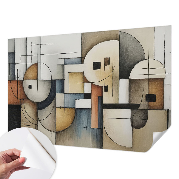 3D fototapeta z motivom geometrijske harmonije