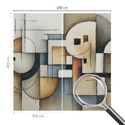 3D fototapeta z motivom geometrijske harmonije