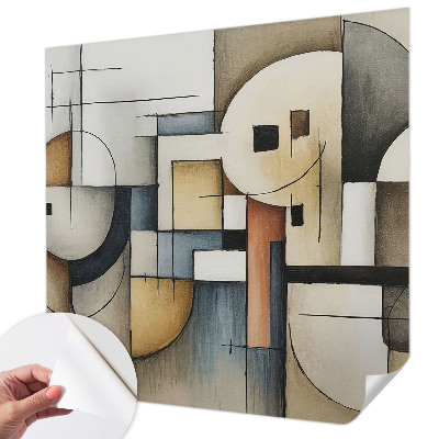 3D fototapeta z motivom geometrijske harmonije