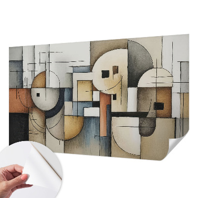 3D fototapeta z motivom geometrijske harmonije