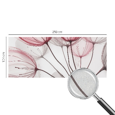 Samolepilna fototapeta za spalnico Cvetlične silhuete