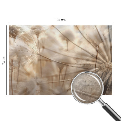 Samolepilna fototapeta za dnevno sobo Nežni regrat