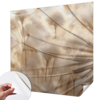 Samolepilna fototapeta za dnevno sobo Nežni regrat