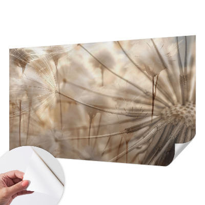 Samolepilna fototapeta za dnevno sobo Nežni regrat