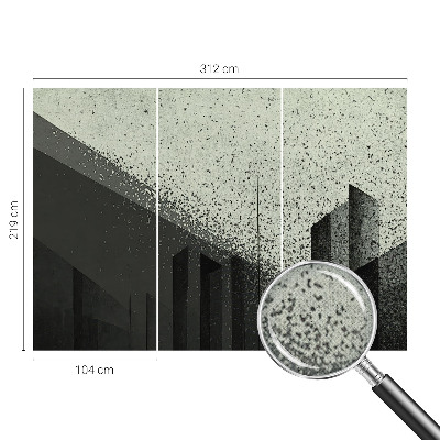 Samolepilna fototapeta za spalnico Geometrija mesta