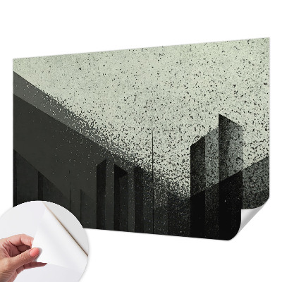 Samolepilna fototapeta za spalnico Geometrija mesta