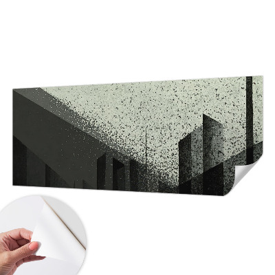 Samolepilna fototapeta za spalnico Geometrija mesta