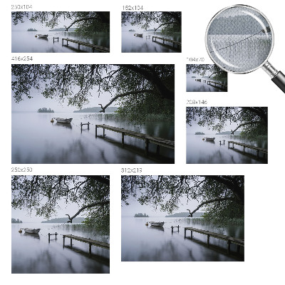 Otroška fototapeta z motivom mirnega jezera