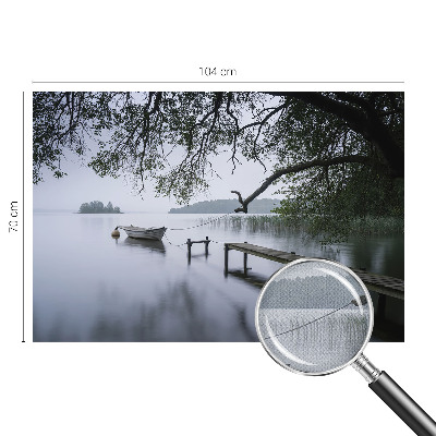 Otroška fototapeta z motivom mirnega jezera