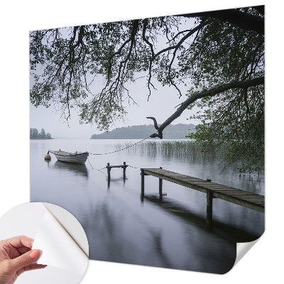 Otroška fototapeta z motivom mirnega jezera