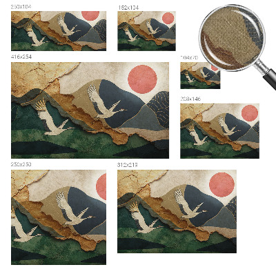 Samolepilna fototapeta Žerjavi vzhoda