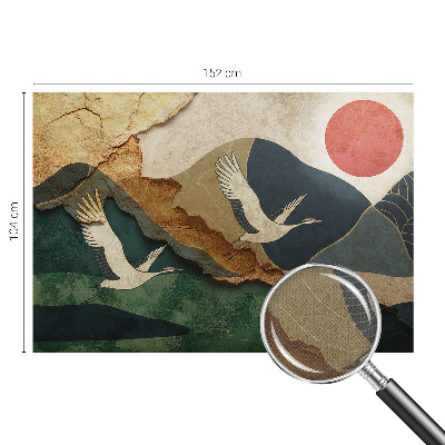 Samolepilna fototapeta Žerjavi vzhoda