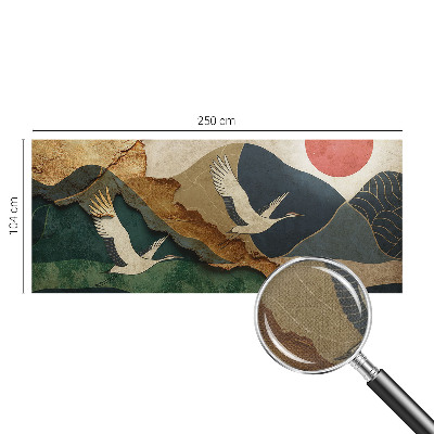 Samolepilna fototapeta z motivom žerjavov vzhoda