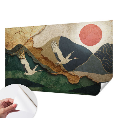 Samolepilna fototapeta Žerjavi vzhoda