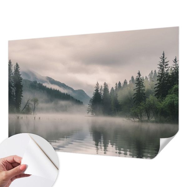 Samolepilna fototapeta za dnevno sobo Atmosfersko jezero