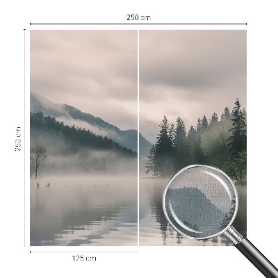 Samolepilna fototapeta za dnevno sobo z motivom atmosferskega jezera