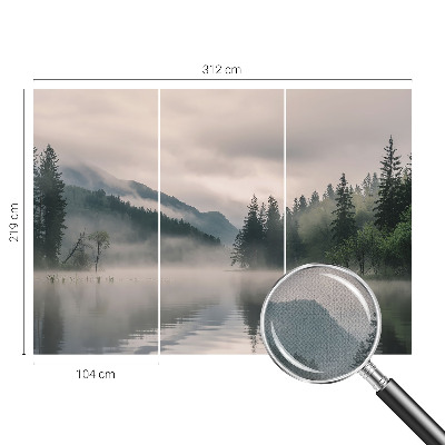 Samolepilna fototapeta za dnevno sobo Atmosfersko jezero