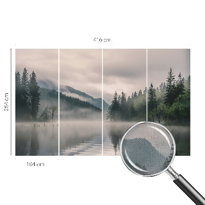 Samolepilna fototapeta za dnevno sobo Atmosfersko jezero