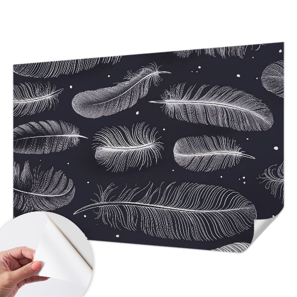3D fototapeta z motivom nežnega perja