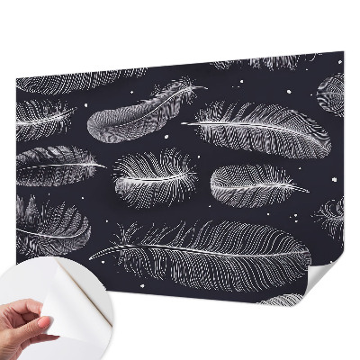 3D fototapeta z motivom nežnega perja