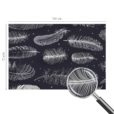 3D fototapeta z motivom nežnega perja