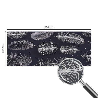 3D fototapeta z motivom nežnega perja