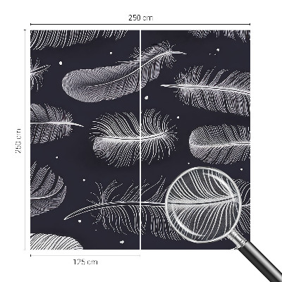 3D fototapeta Nežno perje