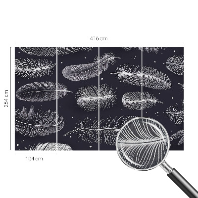 3D fototapeta Nežno perje