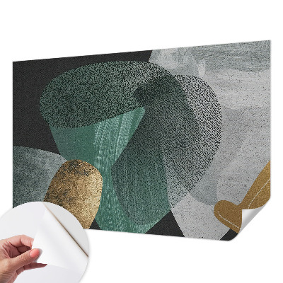 Otroška fototapeta z motivom abstraktne geometrije