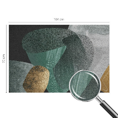 Otroška fototapeta z motivom abstraktne geometrije