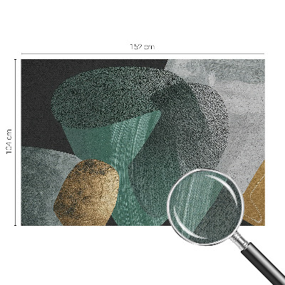 Otroška fototapeta z motivom abstraktne geometrije