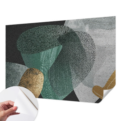 Otroška fototapeta z motivom abstraktne geometrije