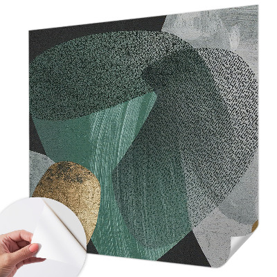 Otroška fototapeta z motivom abstraktne geometrije